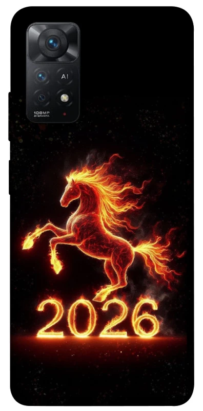Чохол на Xiaomi Redmi Note 11 Pro 4G/5G Red Fire Horse ver.1 фото 1 з 1