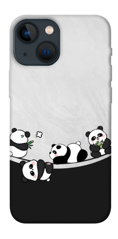 Чохол на Apple iPhone 13 mini (5.4") Four pandas фото 1 з 1
