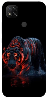 Чохол на Xiaomi Redmi 9C fire tiger фото 1 з 1