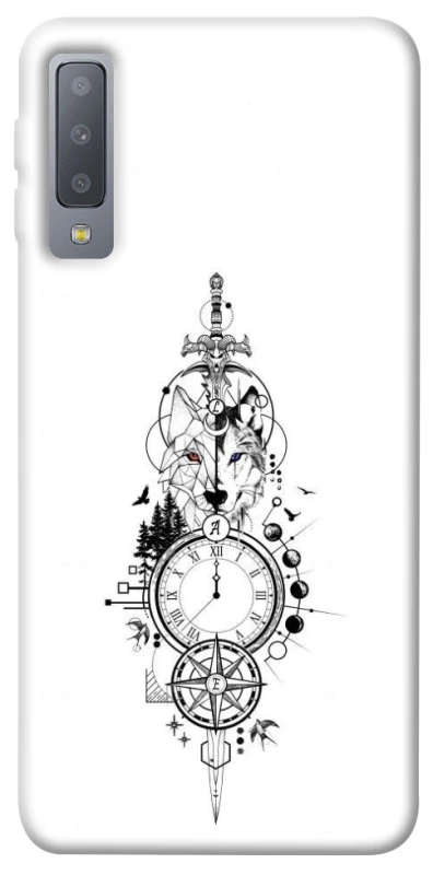 Чехол на Samsung A750 Galaxy A7 (2018) Tattoo ver.8 фото 1 из 1