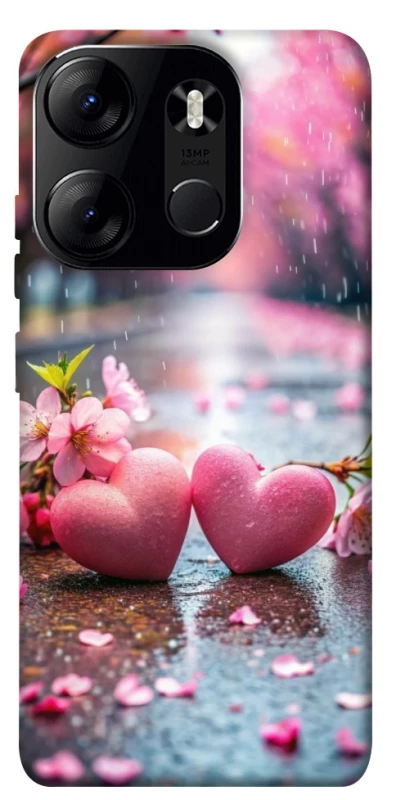 Чохол на Tecno Spark Go 2023 Pink heart фото 1 з 1