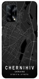 Чехол на Oppo A74 4G Chernihiv map фото 1 из 1