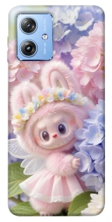 Чехол на Motorola Moto G84 Labubu & Flowers ver.1 фото 1 из 1