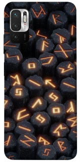 Чехол на Xiaomi Redmi Note 10 5G Огненые руны фото 1 из 1