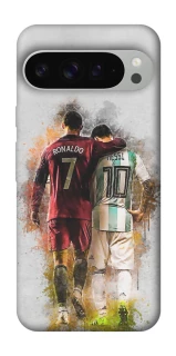 Чехол на Google Pixel 9 Pro XL Ronaldo и Messi фото 1 из 1
