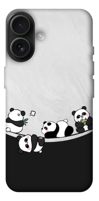 Чохол на Apple iPhone 17 (6.3") Four pandas фото 1 з 1