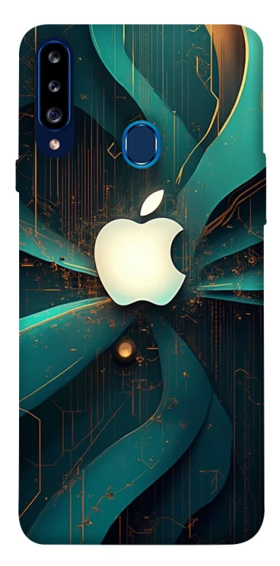 Чохол на Samsung Galaxy A20s Apple logo ver.4 фото 1 з 1
