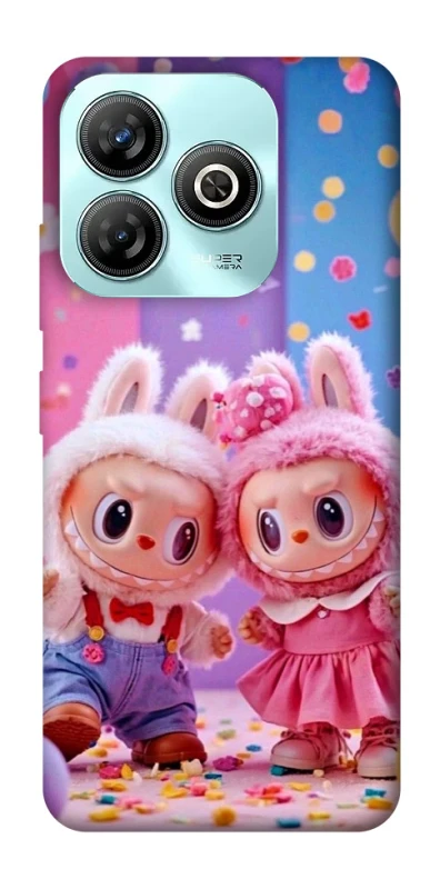 Чохол на ZTE Blade A75 4G Labubu twins ver.3 фото 1 з 1