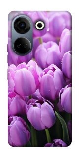 Чохол на TECNO Camon 20 Pro (CK7n) Фіолетові тюльпани фото 1 з 1