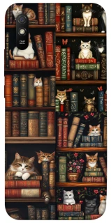 Чохол на Xiaomi Redmi 9A Cats & Books фото 1 з 1