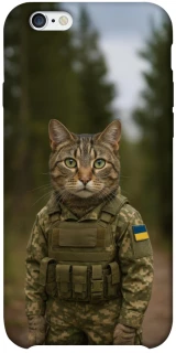Чехол на Apple iPhone 6/6s plus (5.5") Кот защитник фото 1 из 1