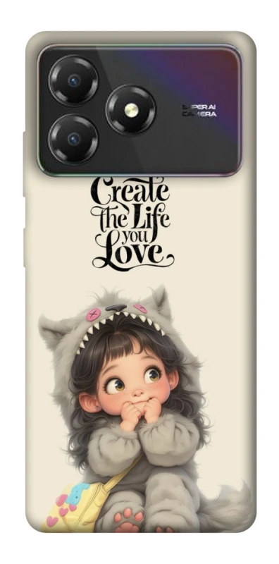 Чохол на ZTE Blade A36 Create the life you love фото 1 з 1