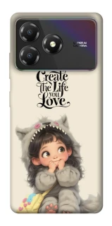 Чохол на ZTE Blade A36 Create the life you love фото 1 з 1