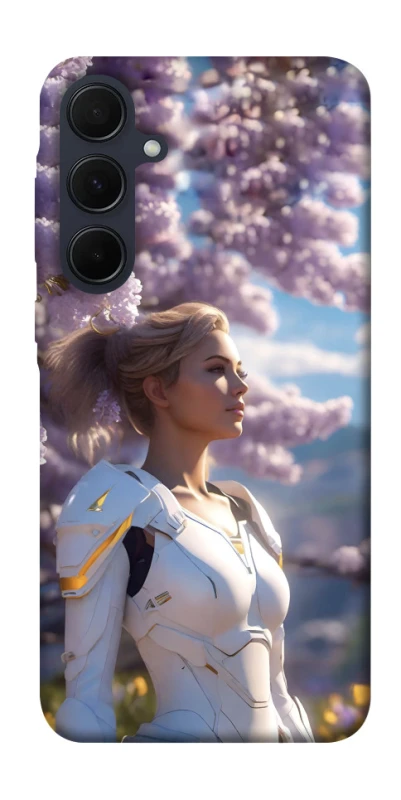 Чохол на Samsung Galaxy A55 Cyber space girl ver.1 фото 1 з 1