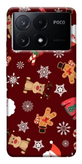 Чехол на Xiaomi Poco X6 Новогодний v6 фото 1 из 1