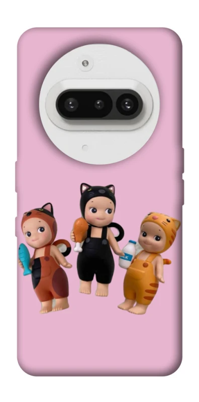 Чохол на Nothing Phone (3a) Cat Cafe Trio фото 1 з 1