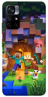 Чехол на Xiaomi Poco M4 Pro 5G Minecraft game фото 1 из 1