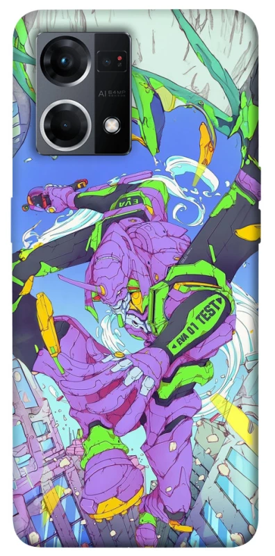Чехол на Oppo Reno 7 4G Евангелион v2 фото 1 из 1