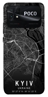 Чехол на Xiaomi Poco C40 Kyiv map фото 1 из 1