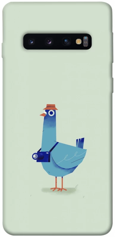 Чохол на Samsung Galaxy S10 Голуб-детектив фото 1 з 1