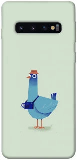 Чохол на Samsung Galaxy S10 Голуб-детектив фото 1 з 1