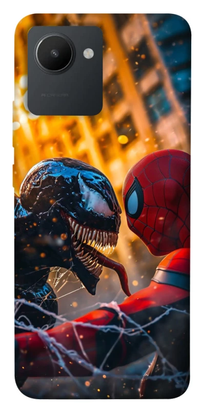 Чохол на Realme C30s Venom vs Spiderman фото 1 з 1