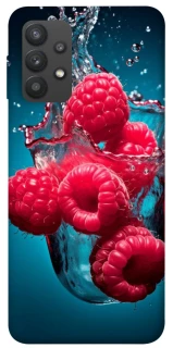 Чехол на Samsung Galaxy A32 (A325F) 4G Малинка в воде фото 1 из 1