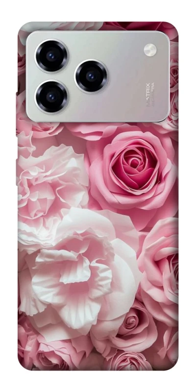 Чехол на ZTE Blade A76 Розовые цветы фото 1 из 1