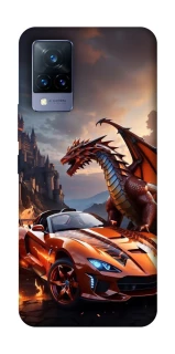 Чохол на Vivo V21 Сar and dragon фото 1 з 1