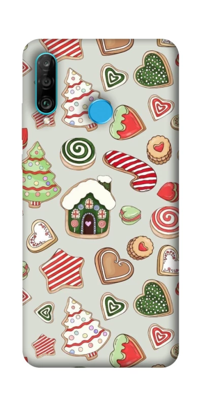 Чехол на Huawei P30 lite Новогодний v7 фото 1 из 1