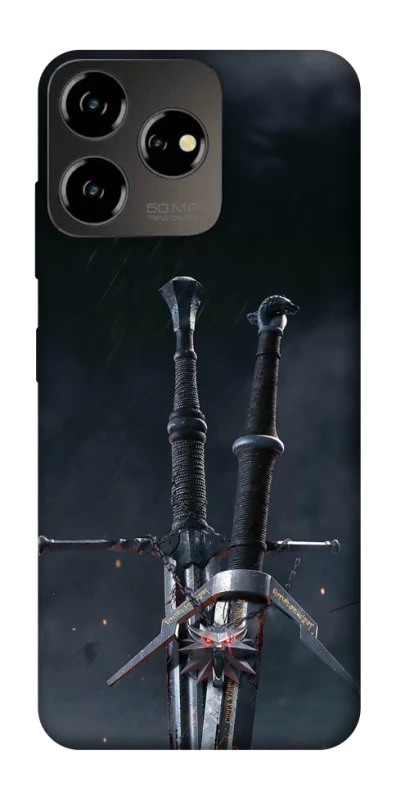 Чехол на ZTE Blade V50 Design 4G Мечи Ведьмака фото 1 из 1