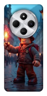 Чохол на Xiaomi Redmi 14C / Poco C75 Roblox Fire Logo Blue Flames фото 1 з 1