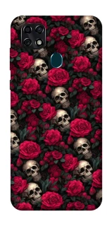 Чехол на ZTE Blade 20 Smart Черепа и розы фото 1 из 1