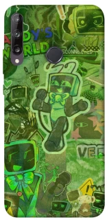 Чохол на Huawei P40 Lite E Dandysworld tv green theme фото 1 з 1
