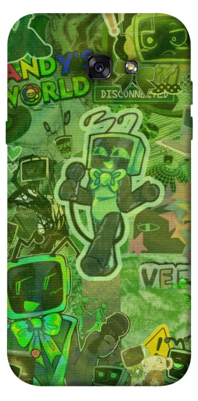 Чохол на Samsung A720 Galaxy A7 (2017) Dandysworld tv green theme фото 1 з 1