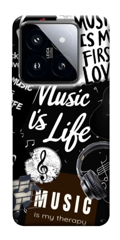 Чохол на Xiaomi 14 Pro Music is Life фото 1 з 1