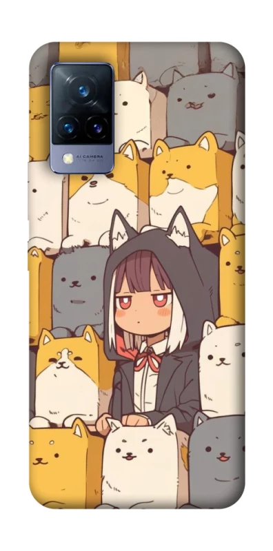 Чехол на Vivo V21 Like a cat фото 1 из 1
