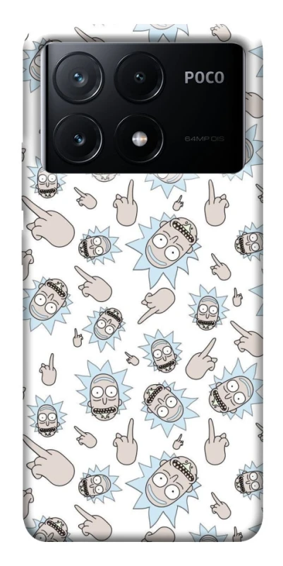 Чехол на Xiaomi Poco X6 Rick and Morty style фото 1 из 1