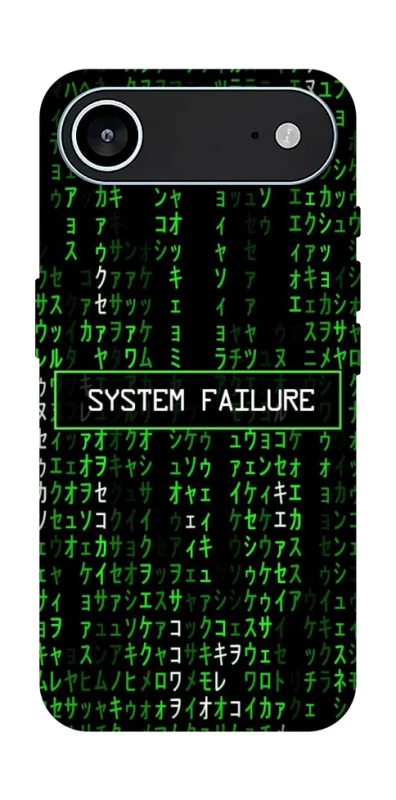 Чохол на Apple iPhone 17 Air (6.5") Matrix system failure фото 1 з 1