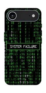 Чохол на Apple iPhone 17 Air (6.5") Matrix system failure фото 1 з 1