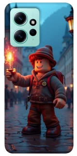 Чохол на Xiaomi Redmi Note 12 4G Roblox Fire Logo Blue Flames фото 1 з 1