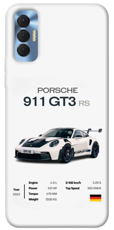 Чехол на TECNO Spark 8P Porsche 911 GT3 фото 1 из 1