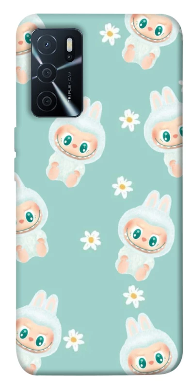 Чохол на Oppo A16s / A16 Labubu Green фото 1 з 1