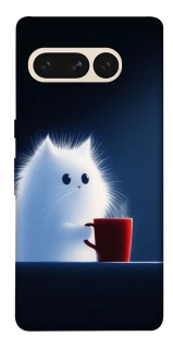 Чохол на Google Pixel 7 Pro Чохол кіт з кавою фото 1 з 1