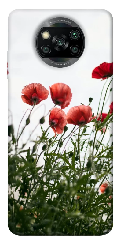 Чохол на Xiaomi Poco X3 NFC / Poco X3 Pro Поле маків фото 1 з 1