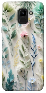 Чехол на Samsung J600F Galaxy J6 (2018) Floral design ver.3 фото 1 из 1
