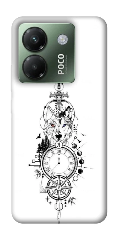 Чехол на Xiaomi Poco M7 pro 5G Tattoo ver.8 фото 1 из 1