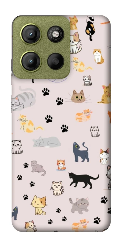 Чохол на Motorola Moto G15 4G Cat style ver.1 фото 1 з 1