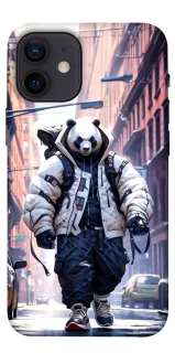 Чехол на Apple iPhone 12 mini (5.4") Панда курьер фото 1 из 1