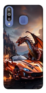 Чохол на Samsung Galaxy M30 Сar and dragon фото 1 з 1